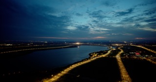 「金坛」钱资湖夜景蓝调