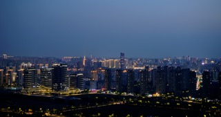 「天宁」天宁城区夜景蓝调万家灯火