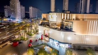 「天宁」万象城航拍日转夜延时