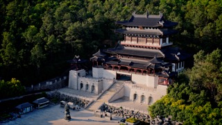 「武进」中华孝道园绿水青山古建筑