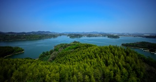 「溧阳」天目湖沙河水库蓝天
