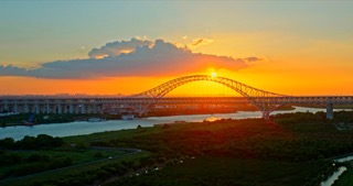 「新北」常泰大桥日落黄昏