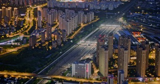 「天宁」常州站夜景