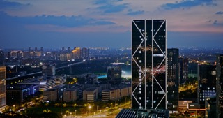 「新北」高铁新城夜景