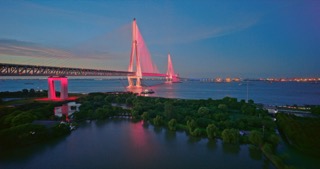 「新北」常泰大桥夜景