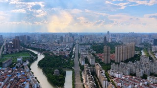 「天宁」延陵东路地标蓝天白云