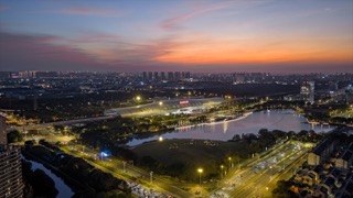 「新北区」常州北站晚霞