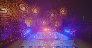 「武进」春秋淹城打铁花