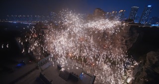 「武进」春秋淹城打铁花